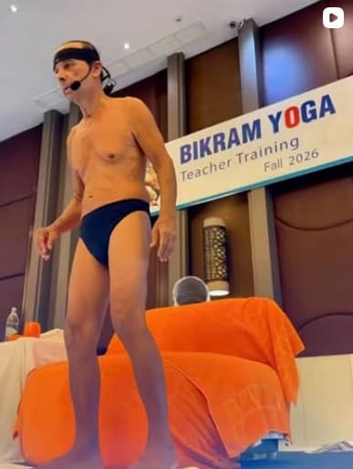 Bikram Yoga Teacher Training Fall 2026 — Live stage posture clinics and dialogue breakdown with Bikram Choudhury.